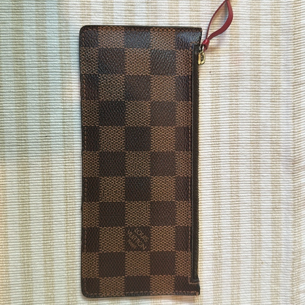 Authentic Louis Vuitton Josephine Zip Pouch Insert Damier